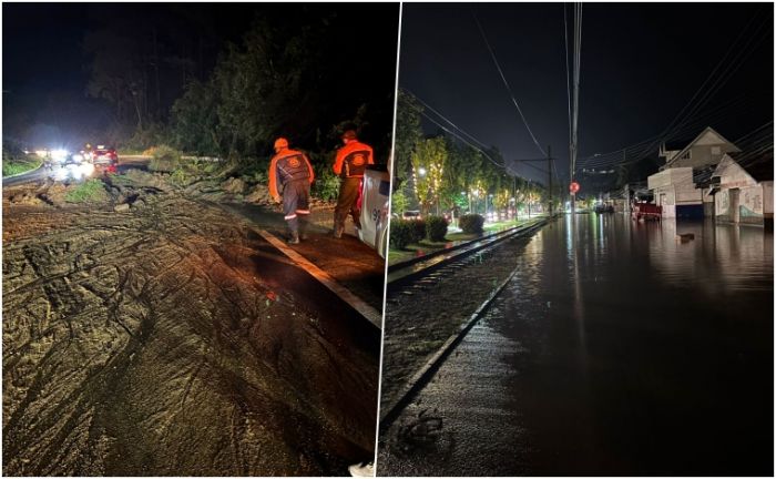 Chuva de verão provoca ocorrências em Campos do Jordão na tarde de sexta-feira