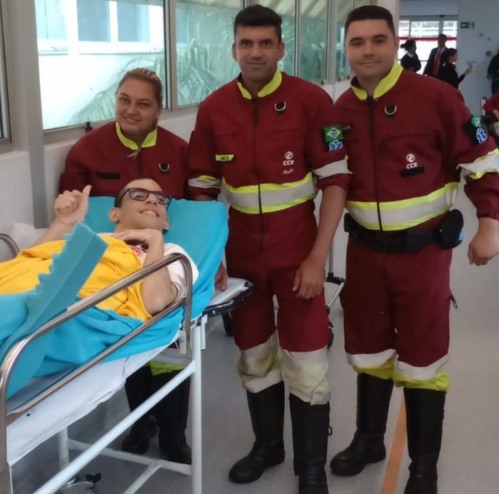 Equipe da RioSP garante apoio a resgate e chegada segura de paciente à AACD, em São Paulo