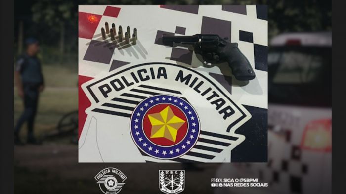 Homem é preso por porte ilegal de arma de fogo no bairro Belém, em Taubaté