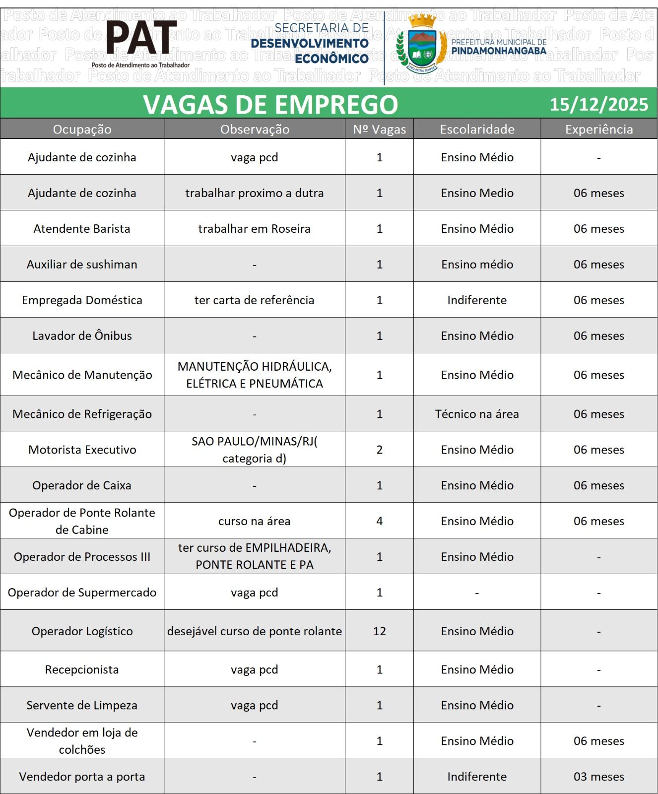 Oportunidades de emprego em Pindamonhangaba: vagas atuais e como se destacar no processo seletivo