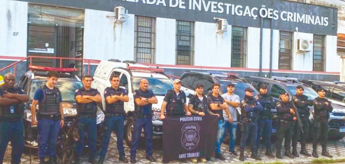 Canil da GCM de Pindamonhangaba apoia operação da DEIC e ajuda na prisão de suspeitos em Taubaté