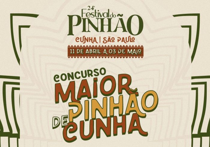 Cunha escolhe o maior pinhão do ano em concurso tradicional neste sábado (25)