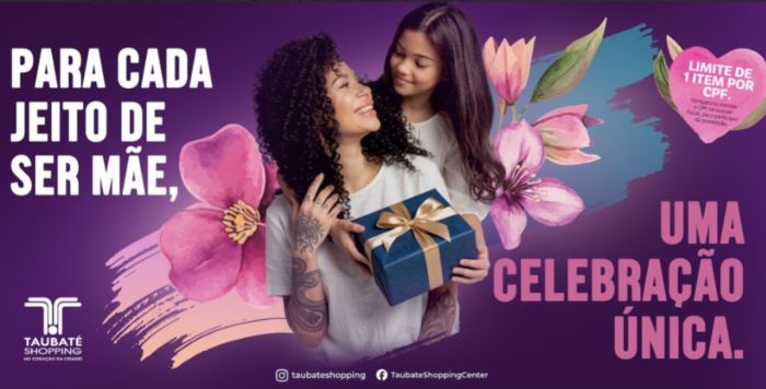 Taubaté Shopping lança campanha de Dia das Mães com brinde de O Boticário
