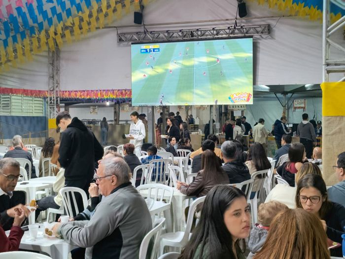 Arraiá do GAMT entra na reta final com transmissão do jogo do Brasil e atrações musicais