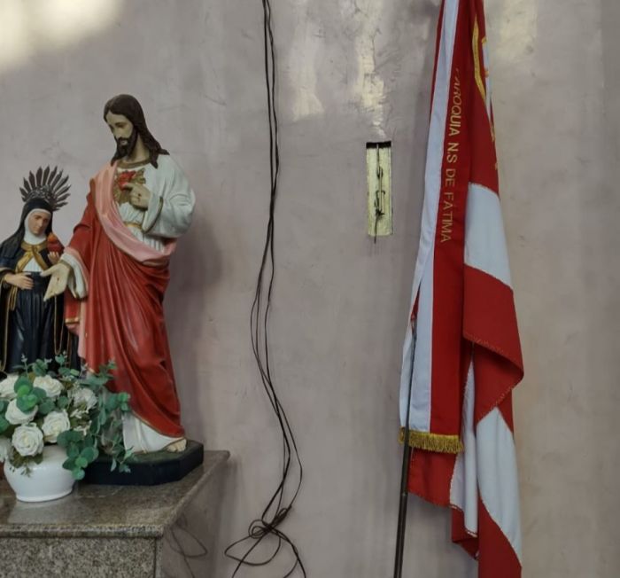 Furto em igreja de Lorena causa prejuízo de mais de R$ 6 mil
