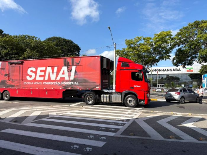 Pindamonhangaba recebe Carreta Escola do Senai para curso gratuito de costura