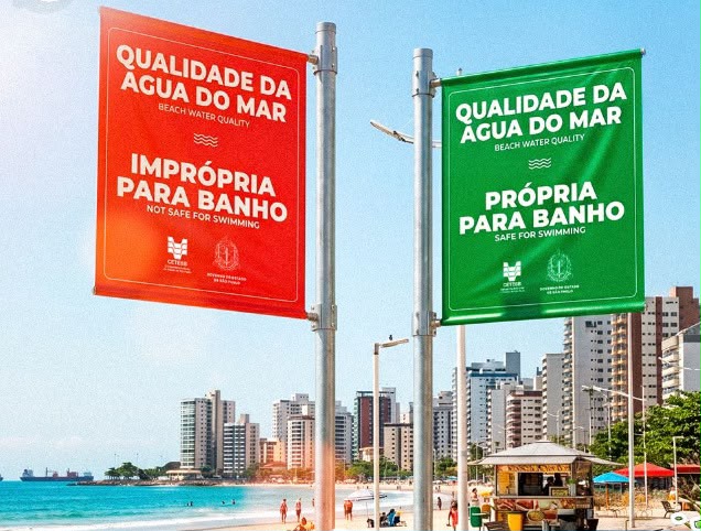 Praias do litoral paulista recebem nova sinalização sobre qualidade da água