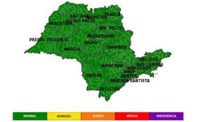 Defesa Civil mantém alerta para frio, baixa umidade e mudança no tempo em São Paulo