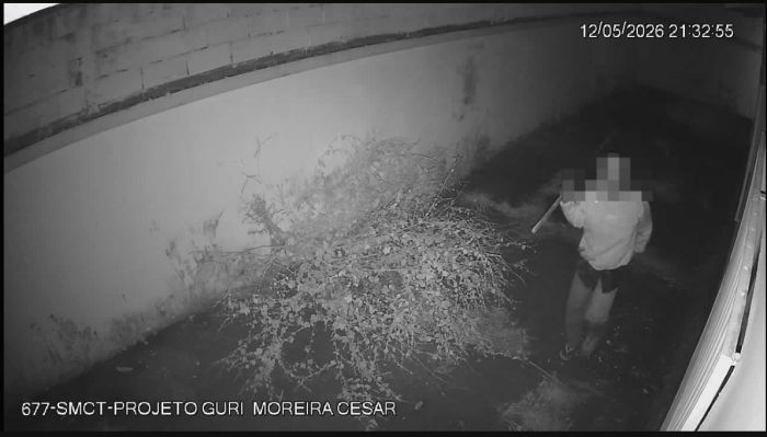 Sistema de monitoramento flagra invasão em prédio público e ação rápida da GCM evita possíveis furtos em Moreira César