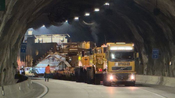 Novo transformador de 845 toneladas terá transporte especial pela Rodovia dos Tamoios até São Sebastião
