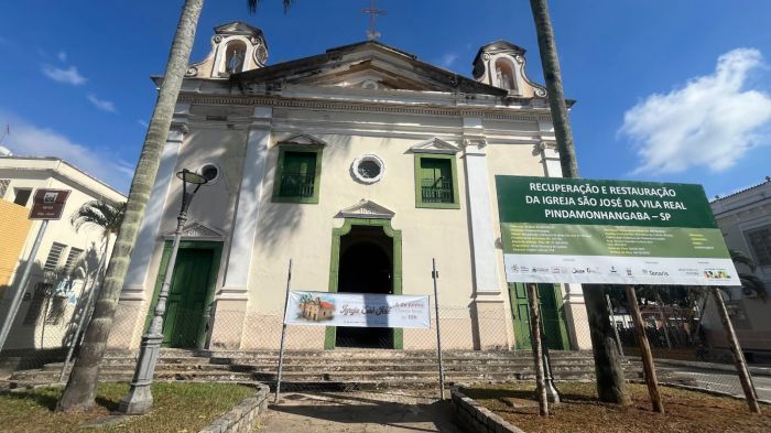 Restauro da igreja são José entra em fase decisiva e reforça união comunitária em Pindamonhangaba