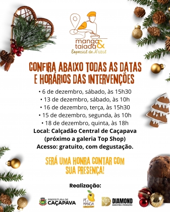 Intervenção Gastronômica Manga & Taiada - Natal de Raízes