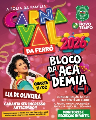 Lia de Oliveira Carnaval da Ferrô - Bloco da Academia