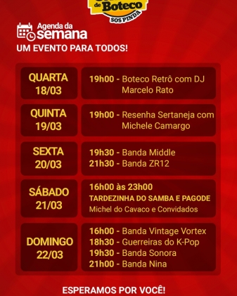 5° edição do Festival Comida de Boteco