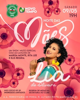 Noite das Mães com Lia de Oliveira