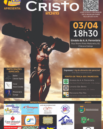 Paixão de Cristo 2026