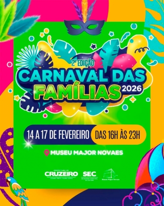Carnaval das Famílias 2026 (2ª Edição)