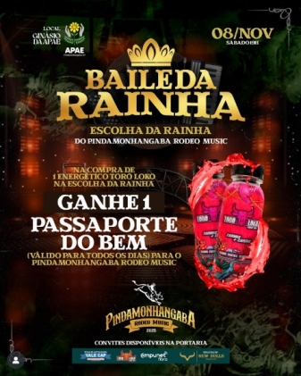 Baile da Rainha - Escolha da Rainha do Pindamonhangaba Rodeo Music