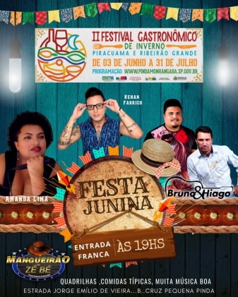 2º Festival Gastronômico de Inverno Piracuama e Ribeirão Grande
