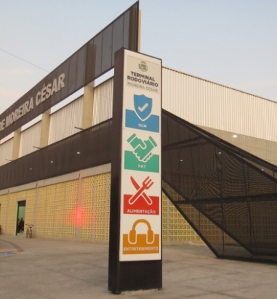 Inauguração do Terminal Rodoviario do Distrito de Moreira César